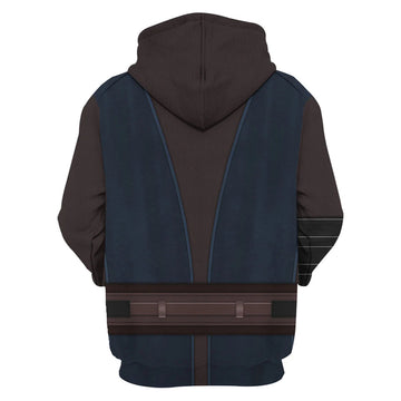 Película Star Wars Anakin Skywalker Cosplay Sudadera Con Capucha Adulto Impreso 3D Streetwear Pullover
